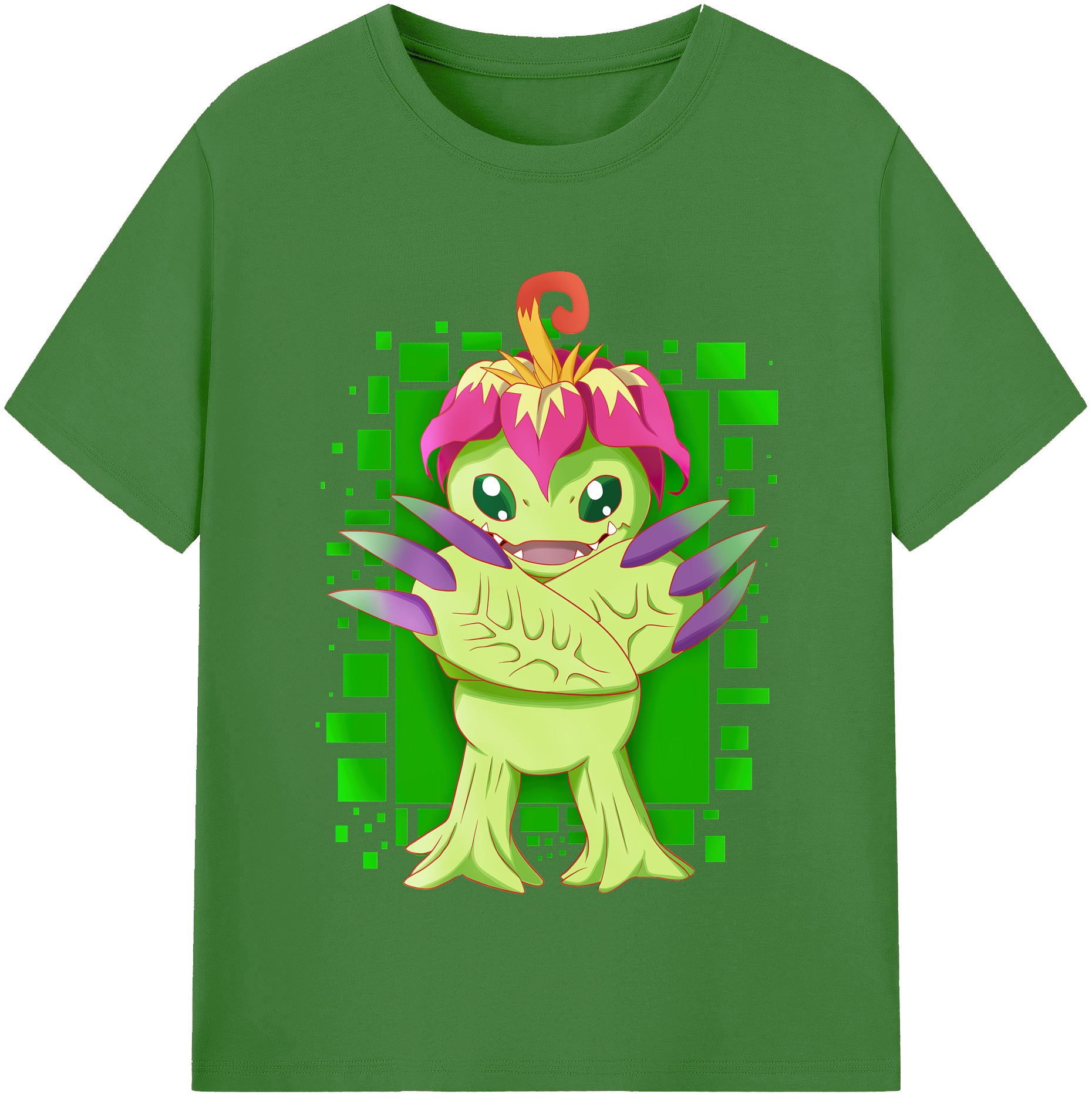 （画像用） Digimon デジタルモンスター/デジモン レディースカジュアルプリントTシャツ（綿100％）